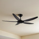142cm 56-inch Black DC Ceiling Fan Remote Control 35W 6 Speed 142cm 56-inch Black DC Ceiling Fan Remote Control 35W 6 Speed